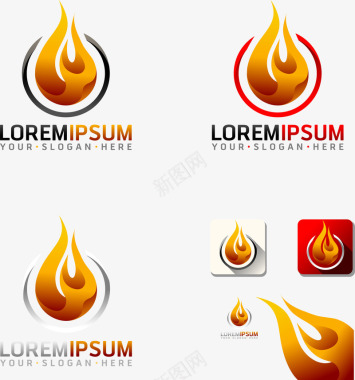 火焰logo矢量图图标图标