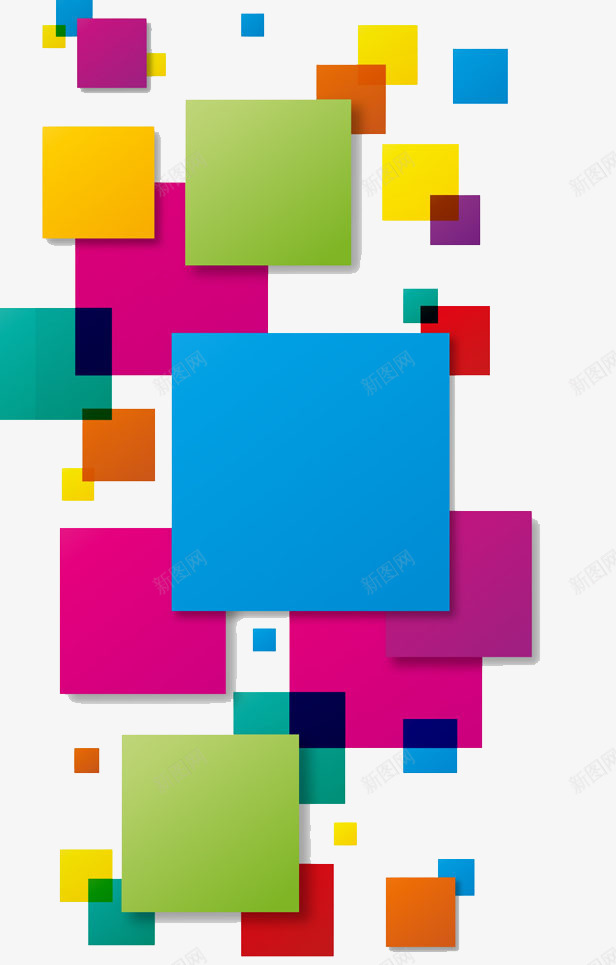 立体方块合集png免抠素材_新图网 https://ixintu.com 合集 彩色 彩色方块 方块 正方体 正方形