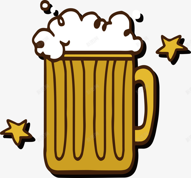 酒杯logo矢量图图标ai_新图网 https://ixintu.com logo 庆祝 插画 精美创意 酒杯 酒杯logo 矢量图
