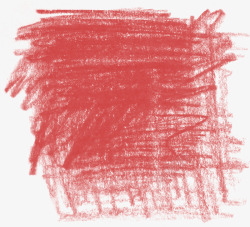 蜡笔笔刷红色线条蜡笔笔刷高清图片