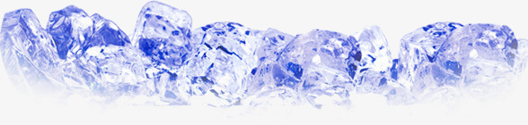 蓝色清凉冰块夏日png免抠素材_新图网 https://ixintu.com 冰块 夏日 清凉 蓝色 设计