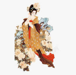 牡丹美人素材