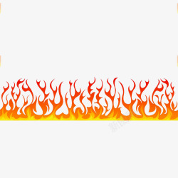 暴热卡通红色炙热的火焰的标识图标高清图片