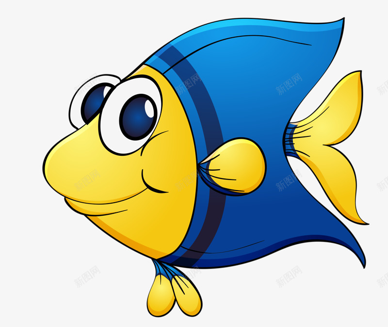 吐泡泡的鱼png免抠素材_新图网 https://ixintu.com 可爱的鱼 美丽的鱼 蓝色的鱼 鱼