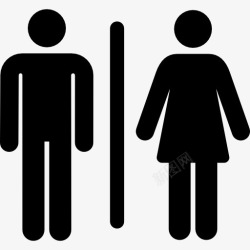 女人的浴室厕所图标高清图片
