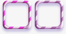 紫色条纹方块装饰png免抠素材_新图网 https://ixintu.com 方块 条纹 紫色 装饰