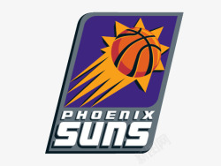 NBA球队漫画菲尼克斯太阳队徽高清图片