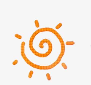 手绘创意漩涡png免抠素材_新图网 https://ixintu.com 太阳 手绘太阳图片 漩涡