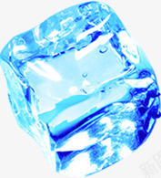 蓝色透明大冰块海报png免抠素材_新图网 https://ixintu.com 冰块 海报 素材 蓝色 透明