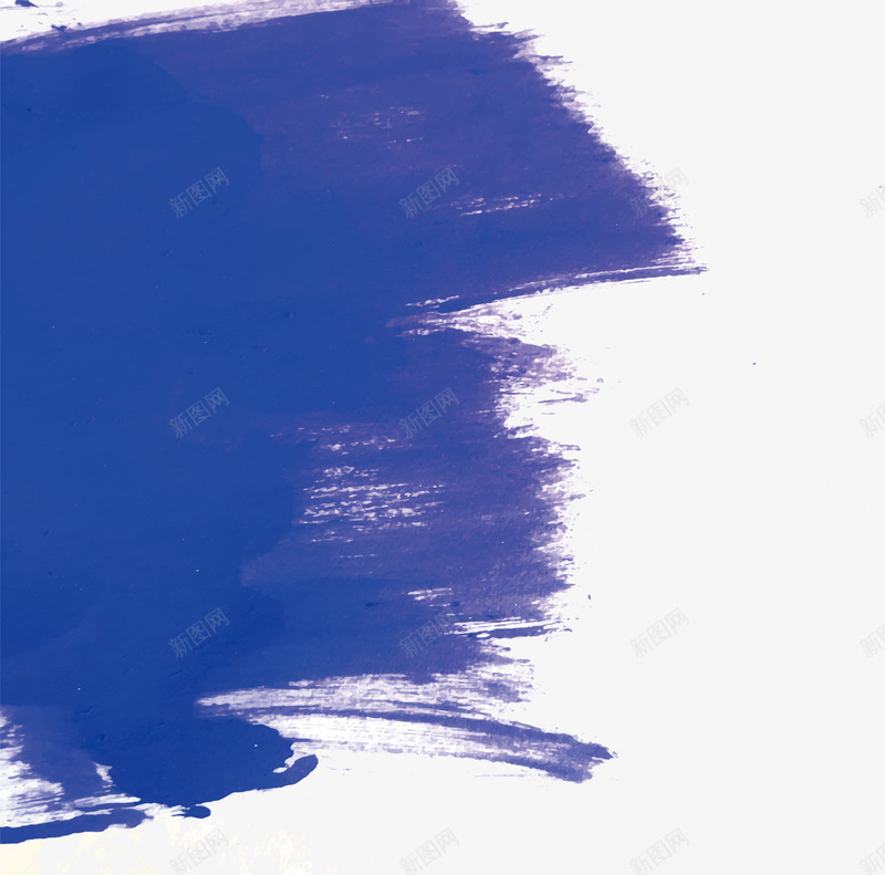 蓝色水彩笔刷png免抠素材_新图网 https://ixintu.com 水彩笔刷 水彩蓝色 矢量png 笔刷 蓝色晕染 蓝色笔刷