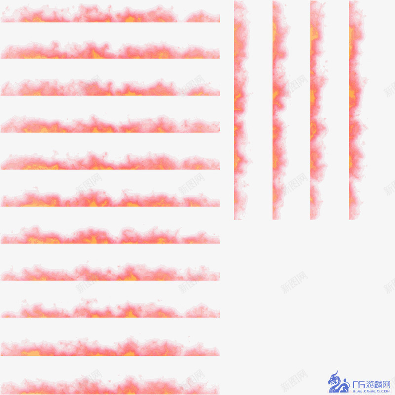 直线横排火焰png免抠素材_新图网 https://ixintu.com 横排 火焰 直线