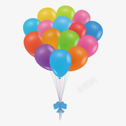 儿童节节日庆祝气球矢量图素材