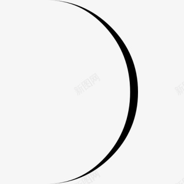 月亮相位符号图标图标