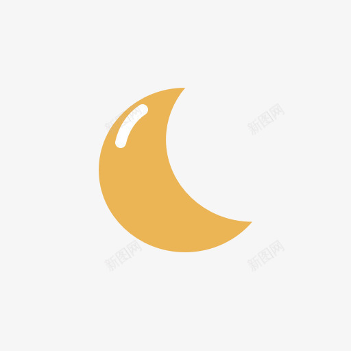 月亮图标png_新图网 https://ixintu.com moon 月亮