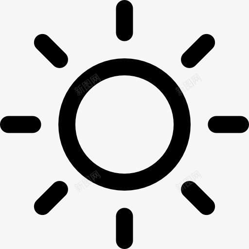 阳光灿烂的日子图标png_新图网 https://ixintu.com 夏天 夏天的太阳 天气 气候