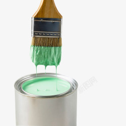 绿色油漆桶绿色油漆油漆桶高清图片