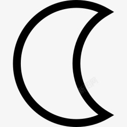 月亮相位的性质Moon图标高清图片