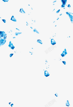 简单的冰块图片蓝色冰块高清图片