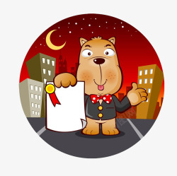 洗澡中的小熊夜空中的小熊拿着奖状图标高清图片