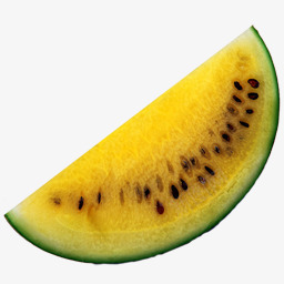 黄色的西瓜fruitsaladicons图标图标
