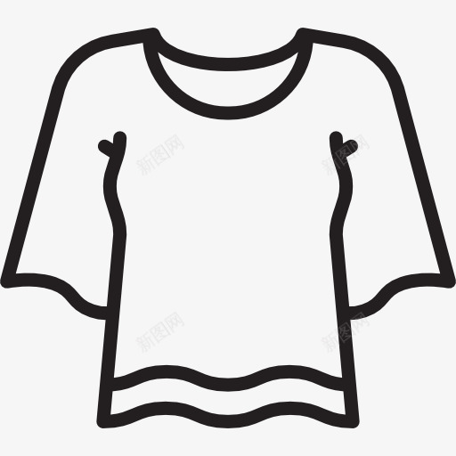 女背心图标png_新图网 https://ixintu.com femenine waistcoast 女人 时尚 服装 衬衫