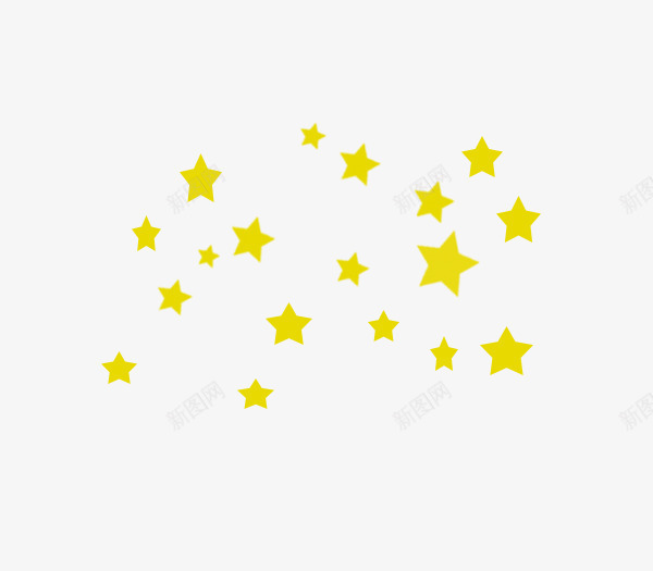 黄色星星装饰png免抠素材_新图网 https://ixintu.com 亮星 星星 简单图案 节日装饰 菱形星星 装饰 闪光 黄色星星