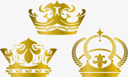 皇冠金色贵族珠宝素材