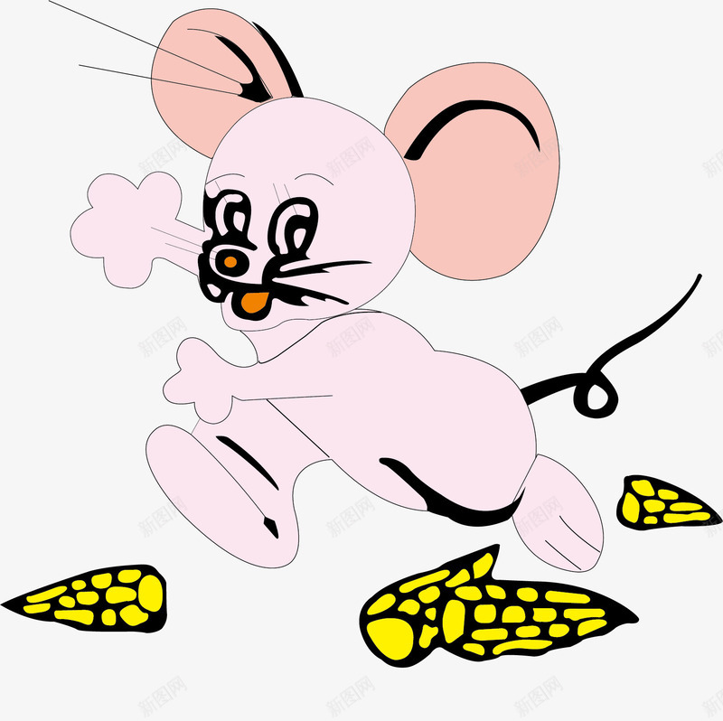 卡通十二生肖png免抠素材_新图网 https://ixintu.com 动物 十二生肖 卡通 可爱 子鼠 生肖 老鼠 色彩 设计