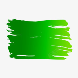 绿色笔刷矢量图素材