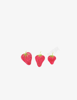 草莓印花卡通草莓高清图片