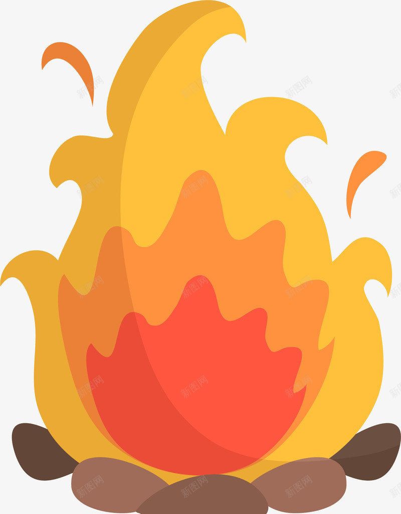 卡通火堆png免抠素材_新图网 https://ixintu.com 卡通 柴火 柴火堆 火堆 火堆元素 火焰 篝火 钻木取火