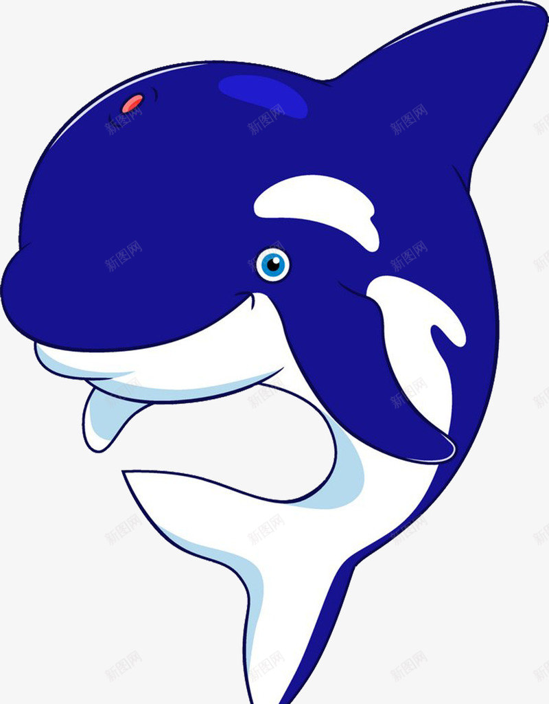 跃起的小海豚png免抠素材_新图网 https://ixintu.com 动物 卡通 可爱 插画 海洋 海洋动物 海豚 跃起 跃起的鱼 鱼 鱼类