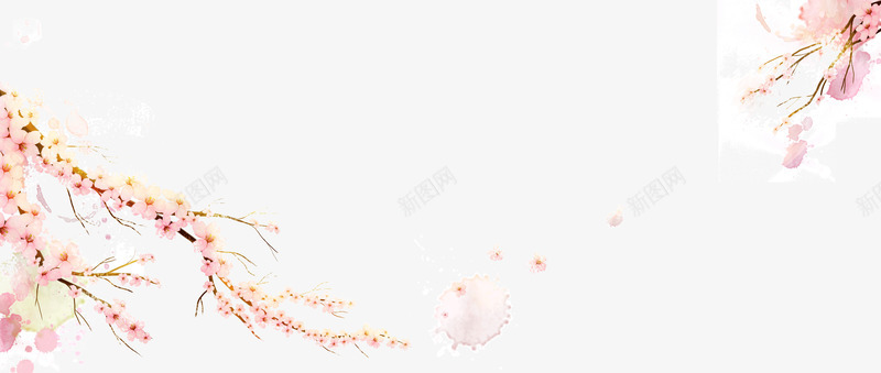 浅粉色的花与藤蔓装饰png免抠素材_新图网 https://ixintu.com 浅粉色 花 藤蔓 装饰