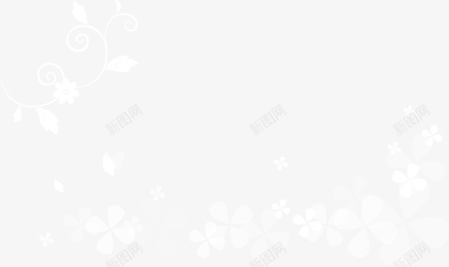 白色藤蔓png免抠素材_新图网 https://ixintu.com 白色 纹理 花朵 藤蔓
