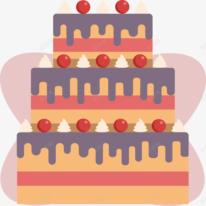 精美蛋糕logo矢量图图标ai_新图网 https://ixintu.com logo 好吃 庆祝设计 烹饪 精美 糕点logo 矢量图