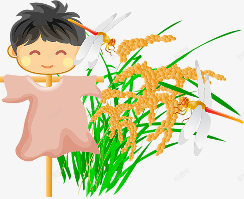 韩国网页图标卡通png_新图网 https://ixintu.com 卡通 木偶 稻子 色彩 设计 韩国网页元素 韩国网页图标