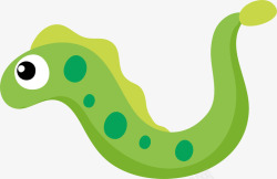 海洋生物绿色鳗鱼素材