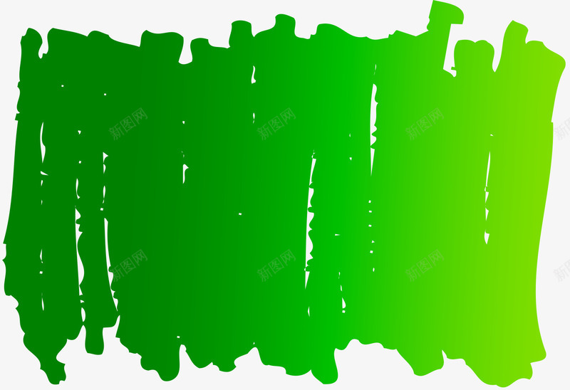 绿色笔刷矢量图ai免抠素材_新图网 https://ixintu.com 墨印 矢量笔刷 绿色笔刷 矢量图