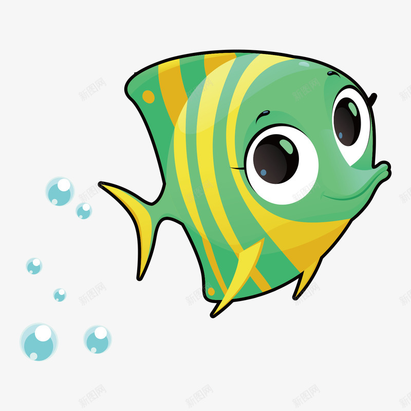 夏日世界海洋日绿色鱼矢量图ai免抠素材_新图网 https://ixintu.com AI 世界海洋日 创意设计 动物 卡通 可爱 小动物 海洋 绿色鱼 鱼类 矢量图