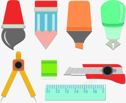 毛发笔刷工具绘画工具高清图片