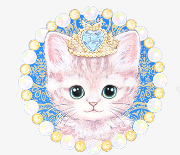 皇冠猫咪png免抠素材_新图网 https://ixintu.com 动物 可爱 猫咪 皇冠