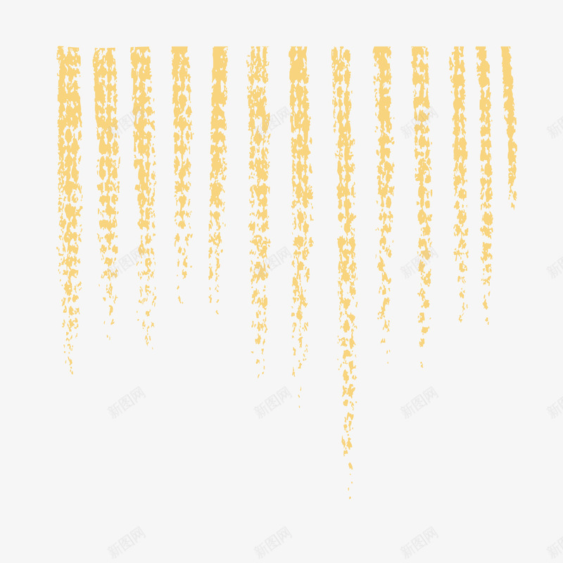粉笔笔刷清晰黄色png免抠素材_新图网 https://ixintu.com 笔刷 粉笔 粉笔笔刷 线条 黄色
