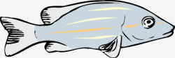 卡通动物鱼矢量图素材