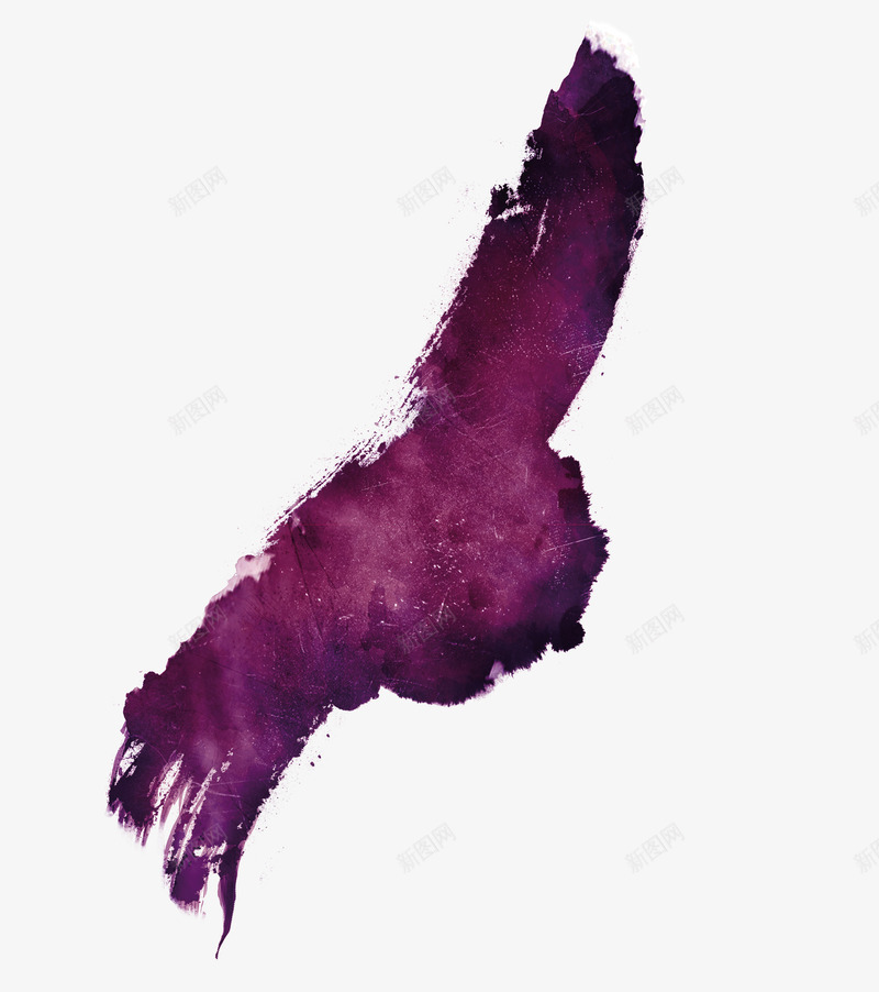 紫色水彩颜料效果元素png免抠素材_新图网 https://ixintu.com 唯美 斑驳痕迹 涂鸦 笔刷 紫色 颜料痕迹