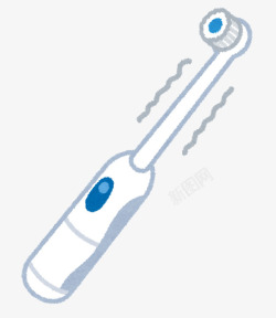 电动牙刷手绘手绘牙刷高清图片