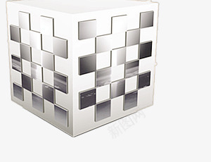银色魔方png免抠素材_新图网 https://ixintu.com Cube Rubiks 产品实物 扭计晒 魔术方块 鲁比克方块