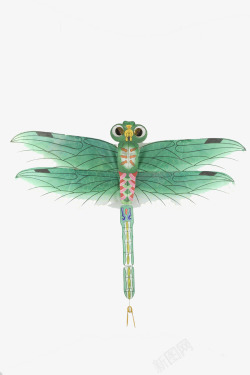 简单的蜻蜓图片简单手绘彩色蜻蜓风筝高清图片