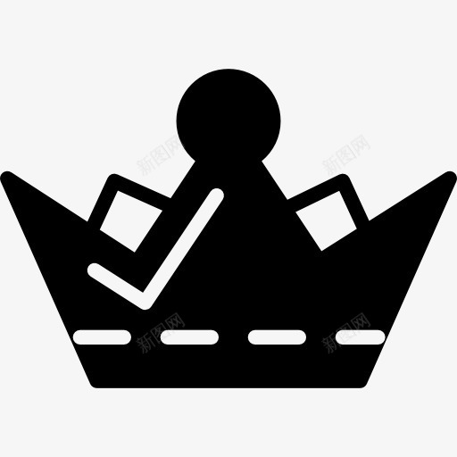 皇冠变圆顶和白色的细节图标png_新图网 https://ixintu.com 王冠 王冠的剪影 皇冠变