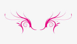 藤条底纹创意粉色花纹高清图片