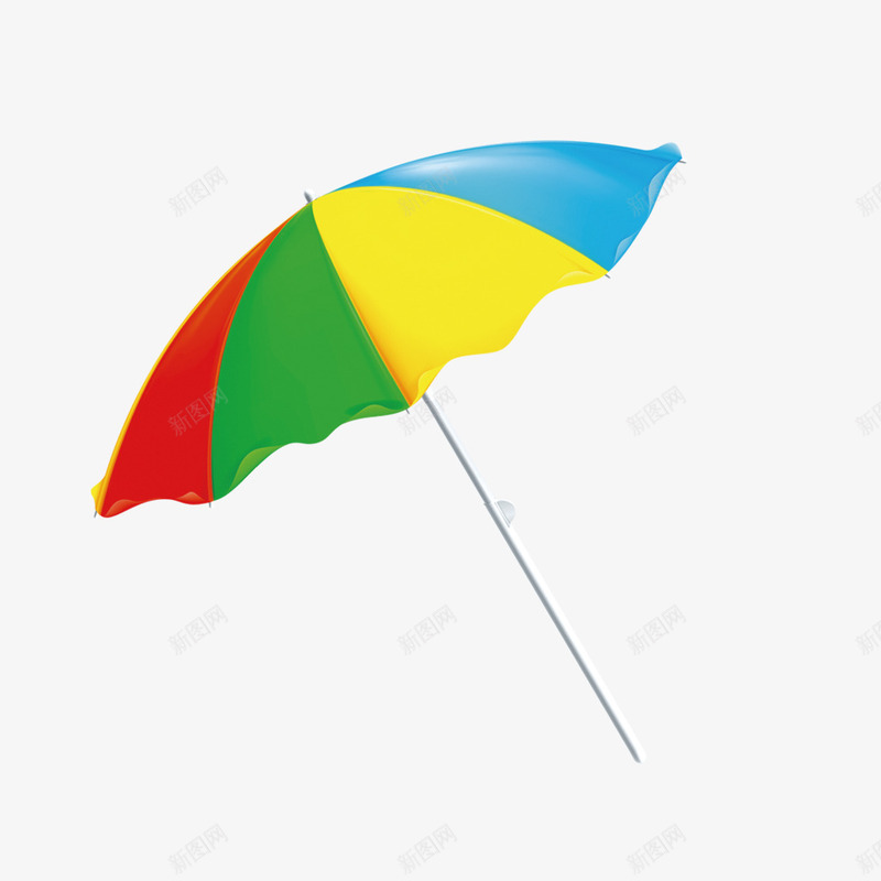 沙滩太阳伞png免抠素材_新图网 https://ixintu.com 七色彩 太阳伞 雨伞 魅力